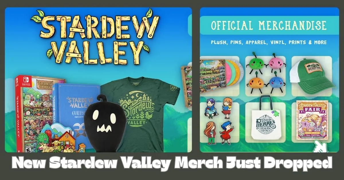 New Stardew Valley Merch Just Dropped