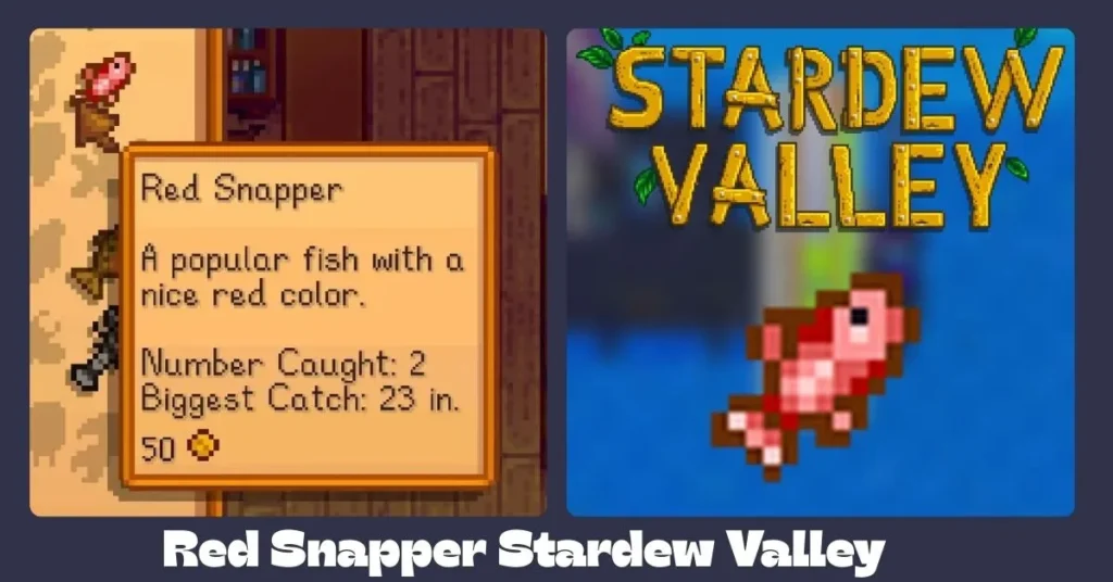 Red Snapper Stardew Valley