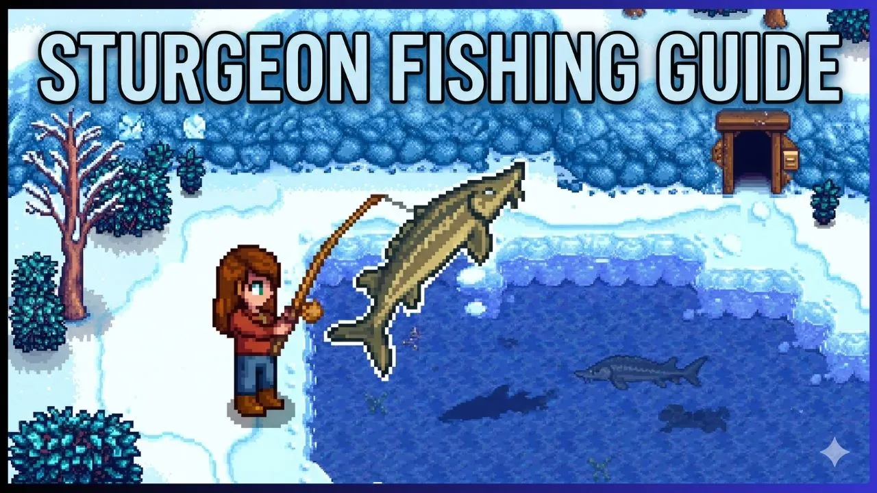 How to Catch Sturgeon in Stardew Valley (2026 Guide): Location, Tips